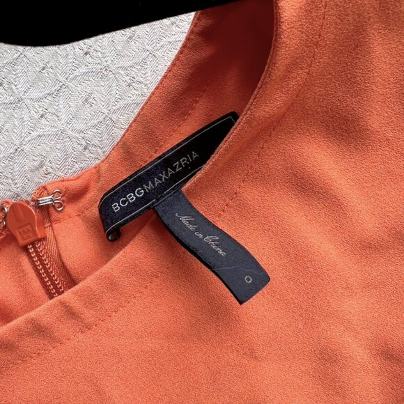 Tangerine Dreamsicle Summer Dress (BCBG Max Azria) - Picture 11 of 16